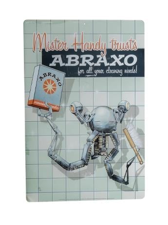 Trick or Treat Studios Fallout Mr. Handy Metal Sign