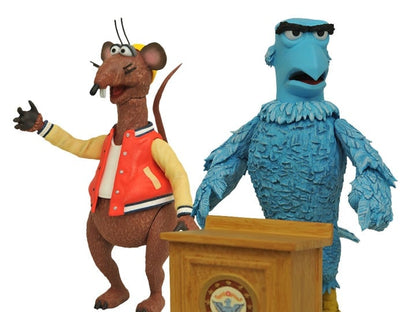Diamond Select Toys The Muppets Select Sam the Eagle & Rizzo the Rat Figure Set - View 2