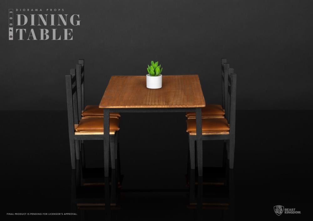 Beast Kingdom Diorama Props DP-003 Dining Table Set 4-Inch Diorama Accessory - View 4