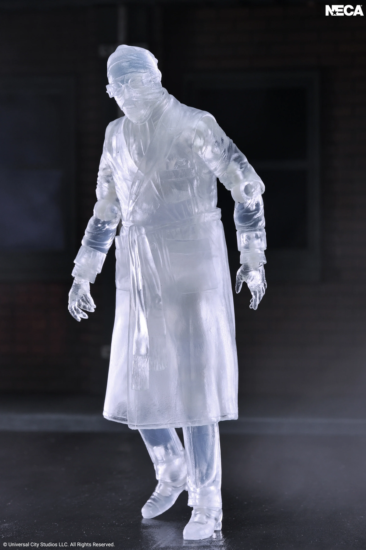 NECA Universal Monsters Ultimate The Invisible Man (Translucent) Action Figure - View 4