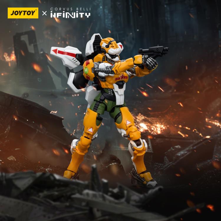 JoyToy Infinity Yu Jing Tiger Soldier Hacker 1/18 Scale Action Figure - View 3