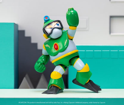 Jada Toys Mega Man Bubble Man Deluxe 1/12 Scale Action Figure - View 9