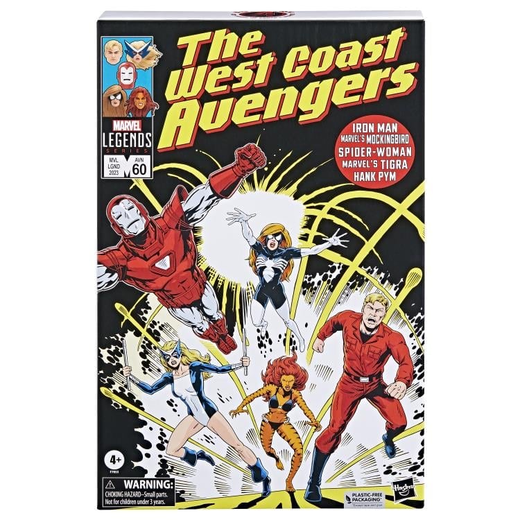 Hasbro Marvel Legends West Coast Avengers Exclusive Action Figure Five-Pack - View 25