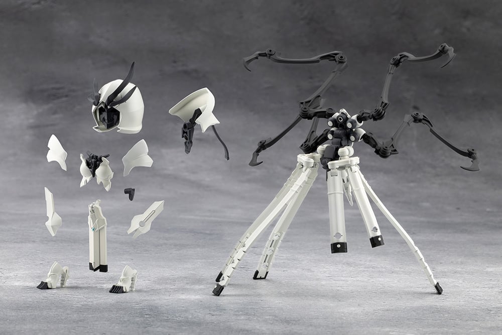 Kotobukiya Megalomaria Unlimited Universe Metamorphose Unit Exarmor White Sorceress 7-Inch Collectible - View 4