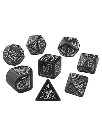 Q Workshop Game of Thrones Night's Watch Plastic Dice Set