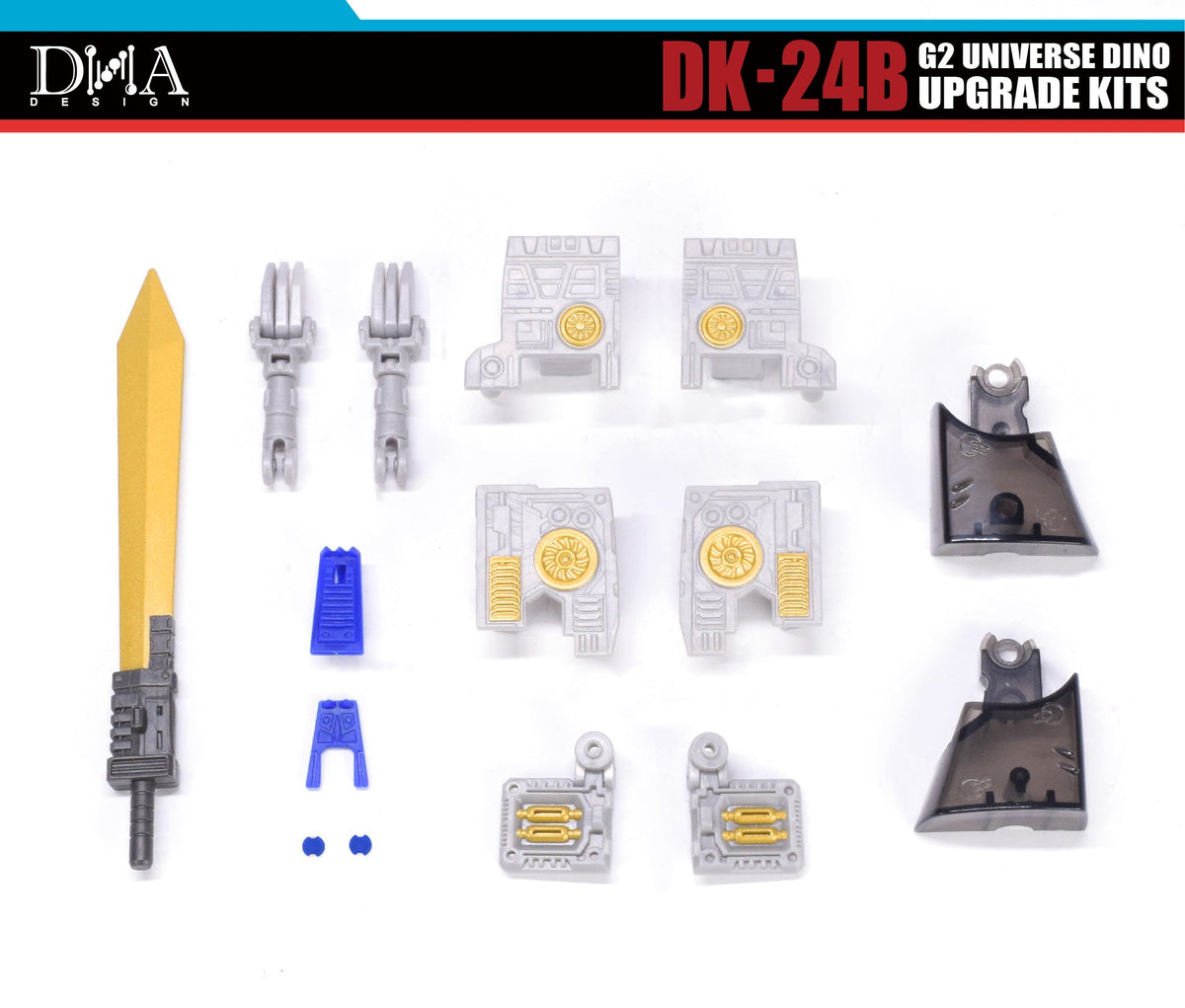 DNA Design DK-24B G2 Universe Dino Upgrade Kit ABS and PVC Model Accessory Set - View 3