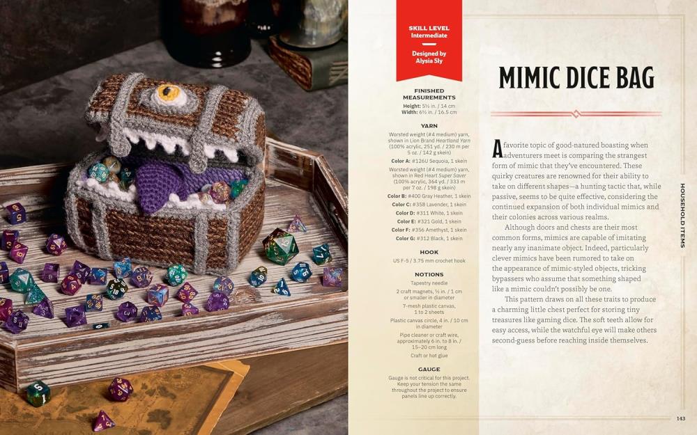 Clarkson Potter Dungeons & Dragons Crochet: A Book of Many Patterns - View 4