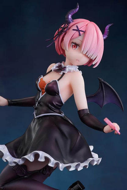 Kadokawa Re:Zero Starting Life in Another World KD Colle Ram (Phantom Night Wizard Ver.) 1/7 Scale Figure, 10.12-Inch - View 12