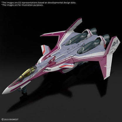 Bandai Macross Delta HG VF-31C Siegfried (Mirage Farina Jenius) 1/100 Scale Deluxe Model Kit Set - View 8