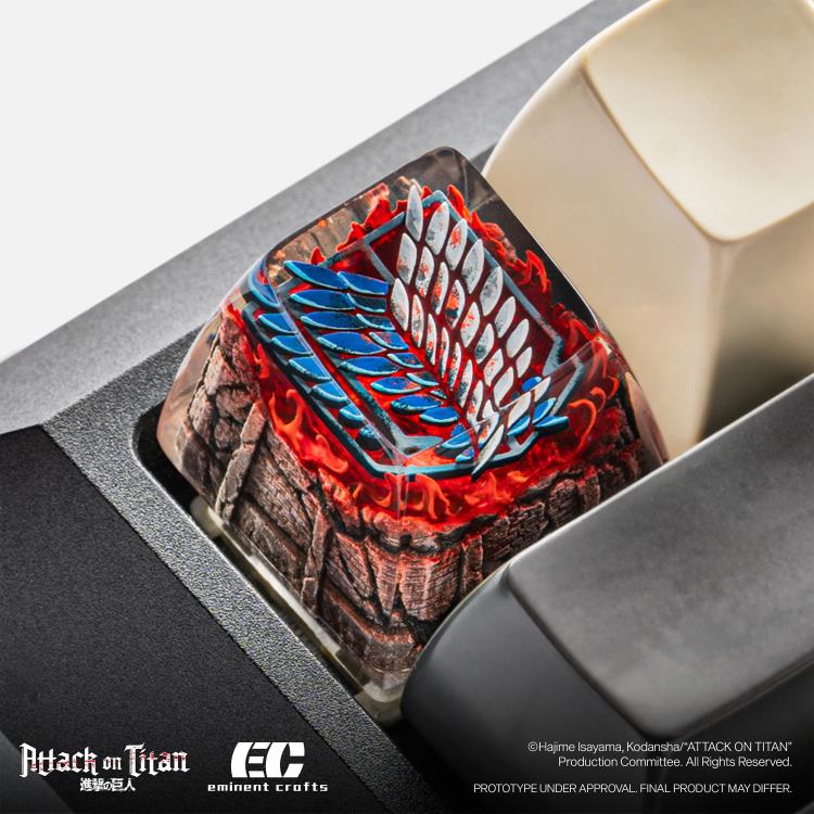 Forge Panda Attack on Titan Scout Regiment Logo Artisan Resin Keycap - View 5