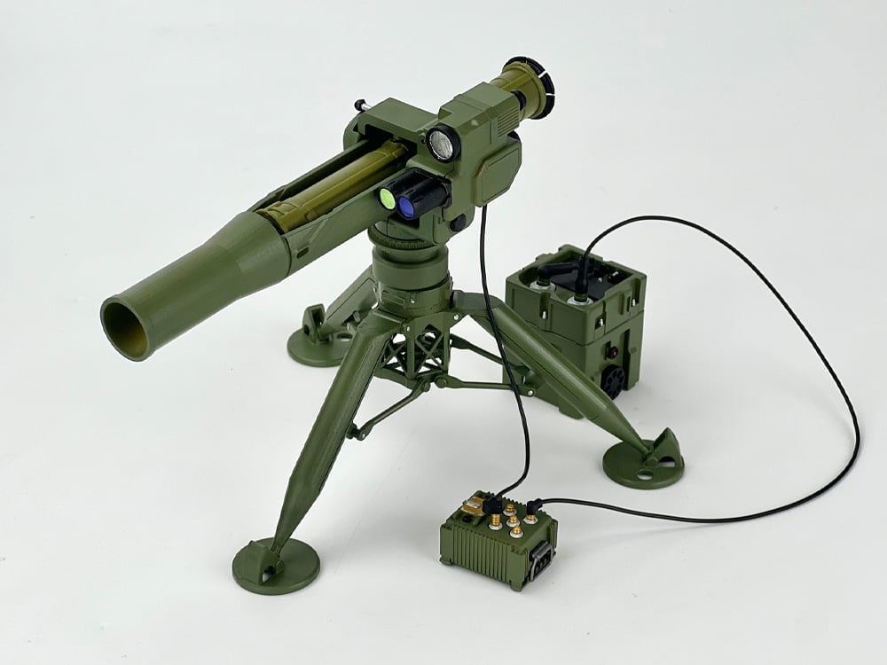 Fans Hobby VEA-01 Missile Launcher Set 1/12 Scale Plastic Accessory 4-Inch - View 2
