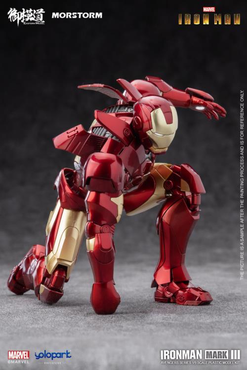 Morstorm Eastern Model Marvel Iron Man Mark III (Deluxe Ver.) 1/9 Scale Model Kit - View 6