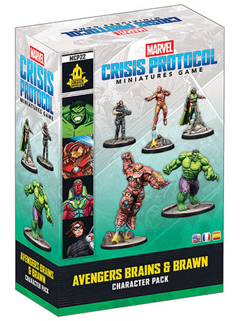 Atomic Mass Games Marvel: Crisis Protocol Avengers Brains & Brawn Character Pack Miniatures