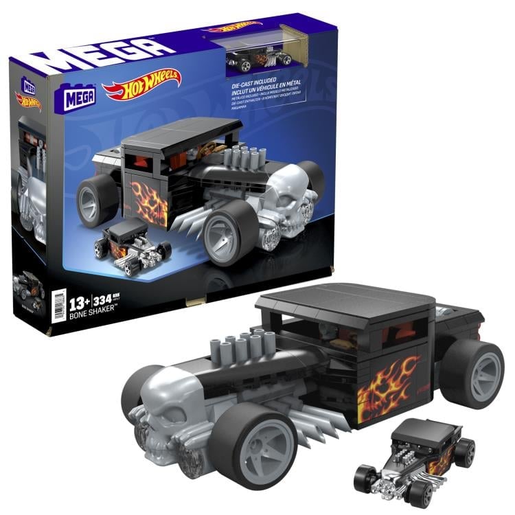 Mega Construx Hot Wheels Mega Showcase Bone Shaker Collector 1/24 Scale Building Set - View 8