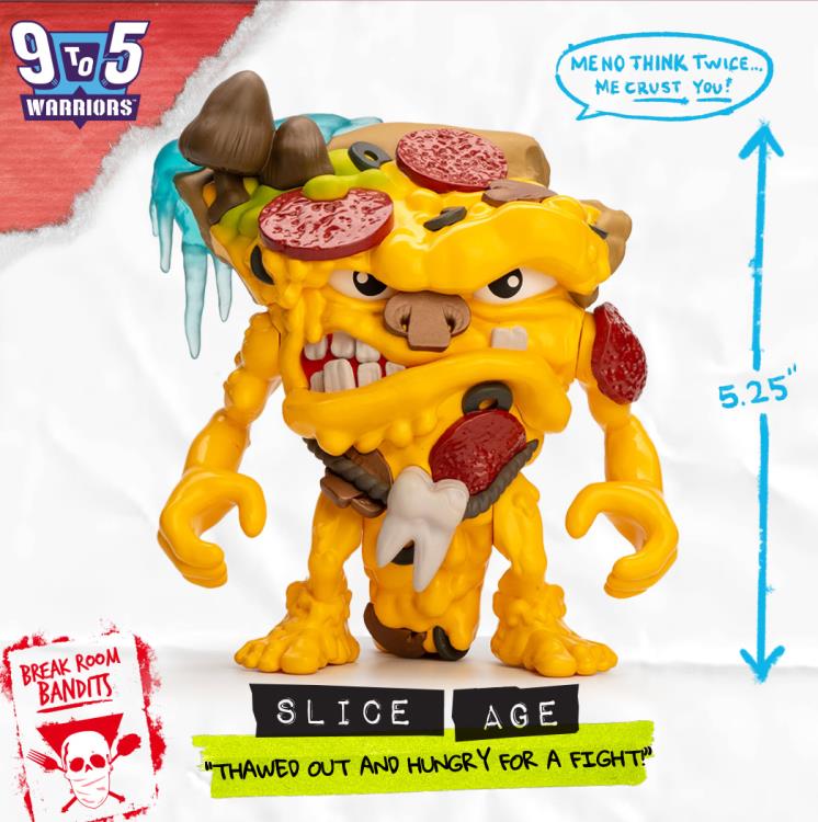 9 to 5 Warriors Slice Age 5.25-Inch Plastic Figure - View 8