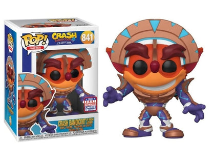 Funko Pop! Games Crash Bandicoot Mask Armor Exclusive Vinyl Figure, 4.5-Inch - View 2