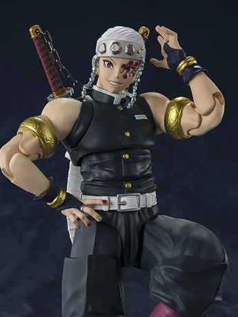 Bandai Demon Slayer: Kimetsu no Yaiba S.H.Figuarts Tengen Uzui 6.5-Inch Action Figure