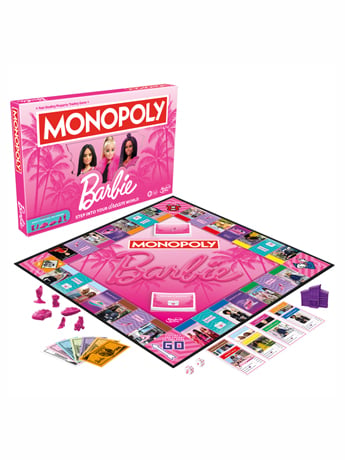 Hasbro Monopoly Barbie Edition Property-Trading Board Game
