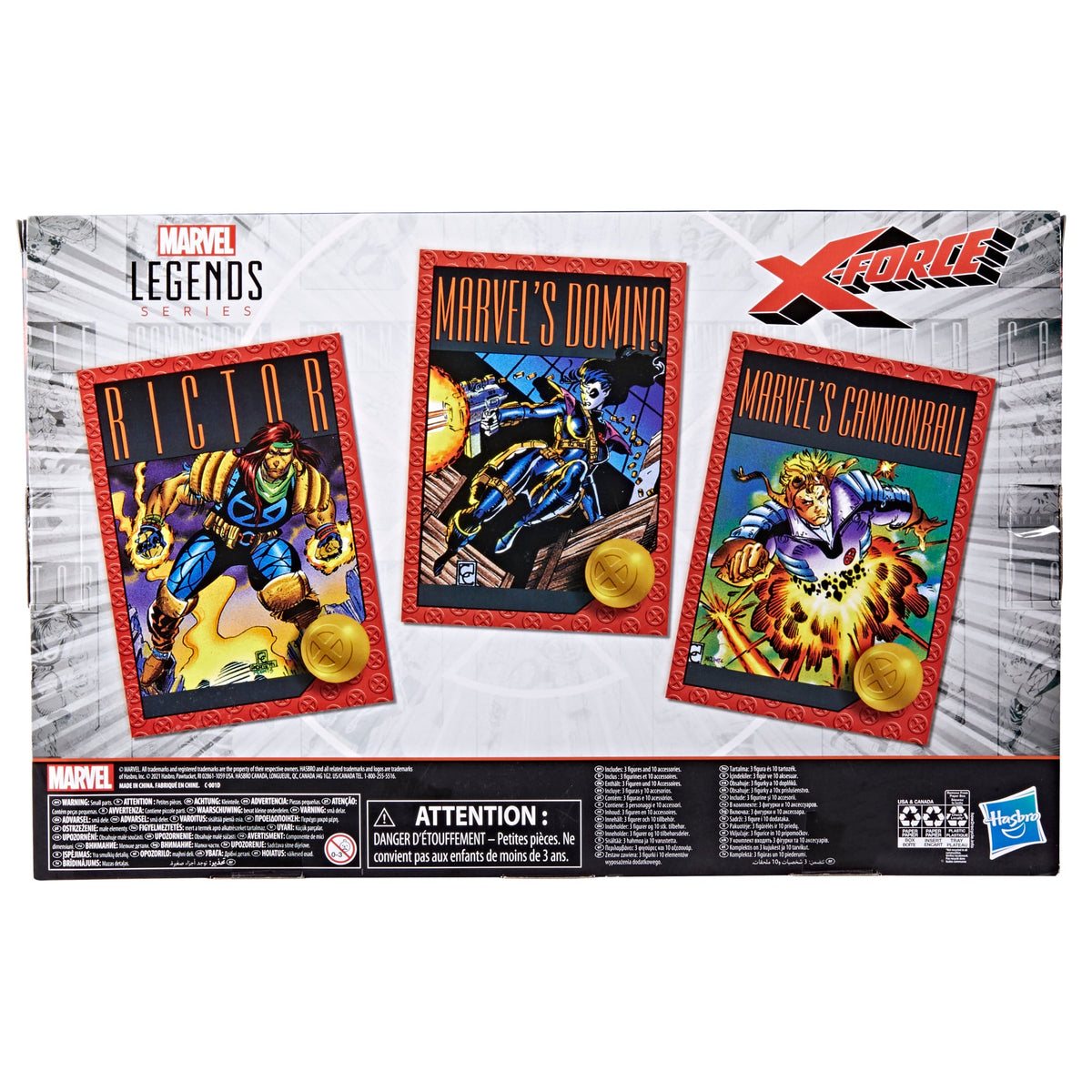 Hasbro Marvel Legends X-Force Domino, Rictor and Cannonball Action Figure Multipack - View 20