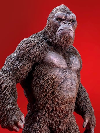 X-Plus Kong: Skull Island Kong Soft Vinyl Unpainted 13-Inch Model Kit