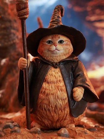 JxK.Studio Wizard Cat Ver. A Resin Figure (6-Inch)
