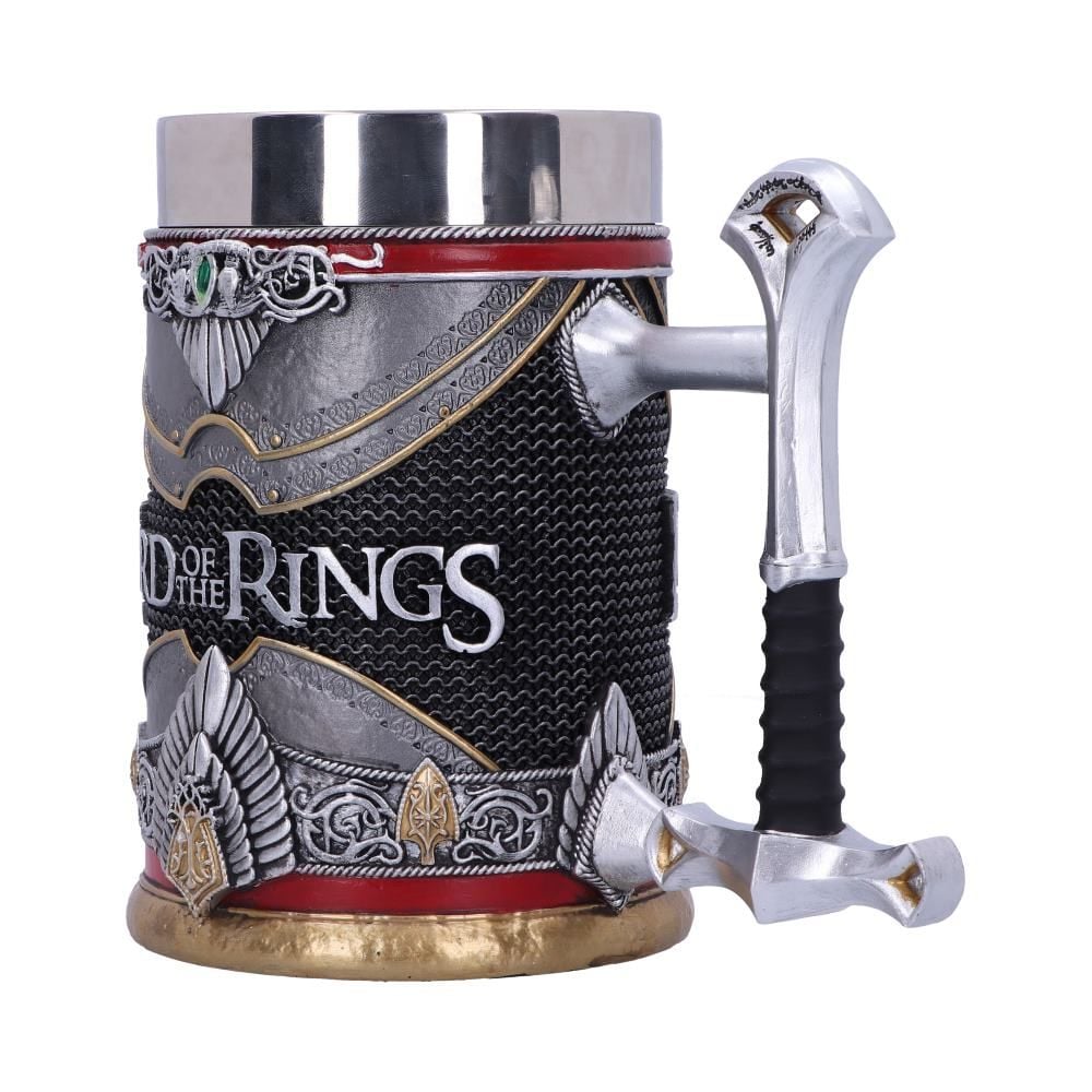 Nemesis Now The Lord of the Rings Aragorn Tankard (6.1-Inch Resin and Steel) - View 4
