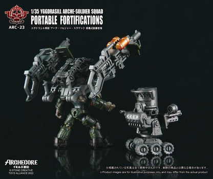 Toys Alliance Archecore ARC-23 Yggdrasill Arche-Soldier Squad Portable Fortifications Set - View 4