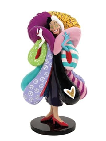 Enesco Disney 101 Dalmatians Cruella de Vil Romero Britto Collection 8-Inch Resin Figurine