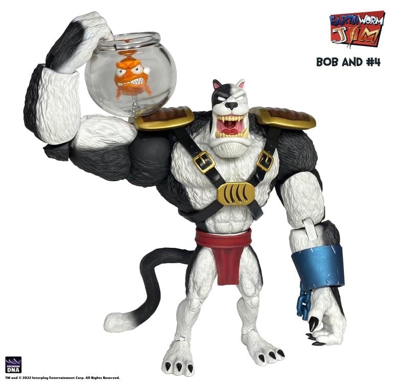 Premium DNA Earthworm Jim Bob the Killer Goldfish and #4 1/12 Scale Figure Set - View 6