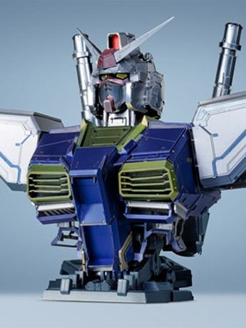 Bandai Mobile Suit Gundam BN Metal Works Vol. 1 RX-78-2 Gundam Metal Model Kit, 6.3-Inch