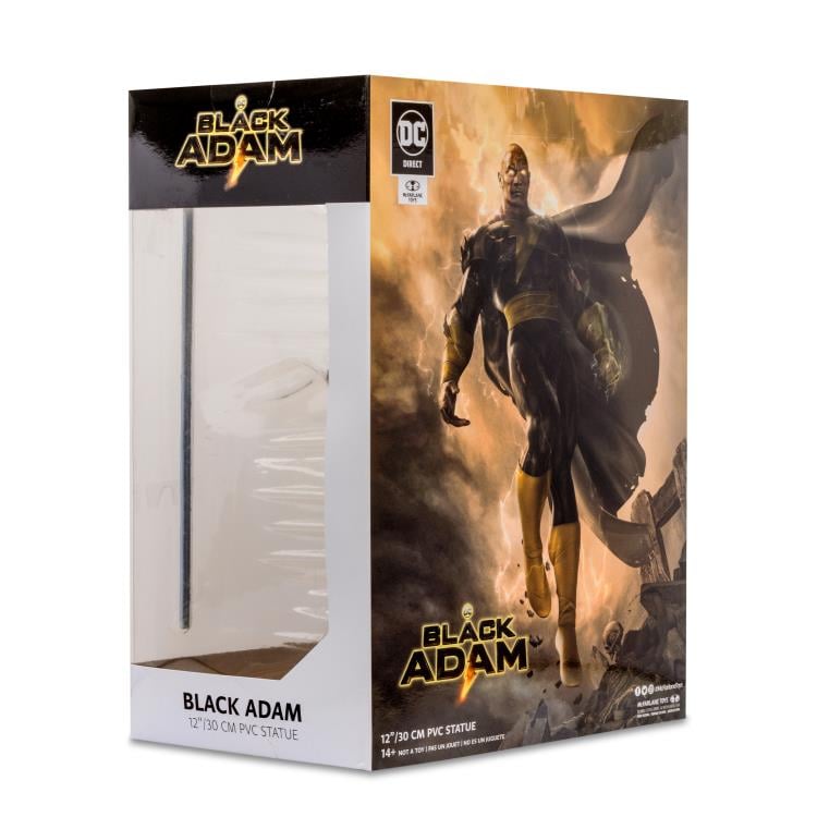 DC Direct McFarlane Toys Black Adam Jim Lee 12-Inch PVC Statue - View 12