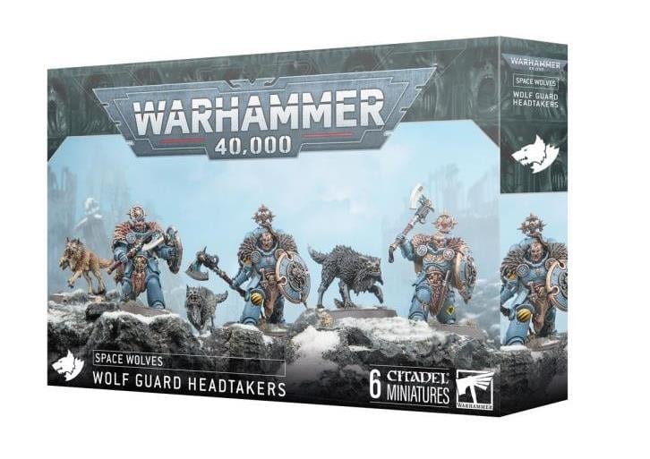 Games Workshop Warhammer 40,000 Space Wolves Wolf Guard Headtakers Citadel Plastic Miniatures Set - View 7