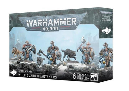 Games Workshop Warhammer 40,000 Space Wolves Wolf Guard Headtakers Citadel Plastic Miniatures Set - View 7