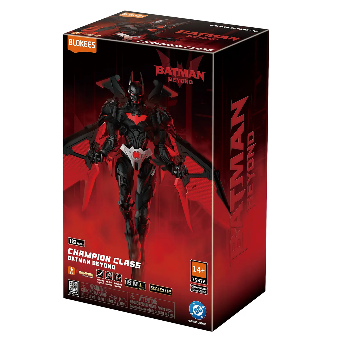 Blokees DC Comics Champion Class CC02 Batman Beyond 1/12 Scale Deluxe Model Kit (6-Inch) - View 8