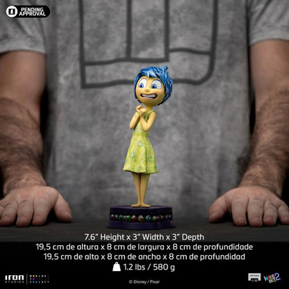 Iron Studios Inside Out 2 Joy 1/10 Art Scale Limited Edition Statue - View 15