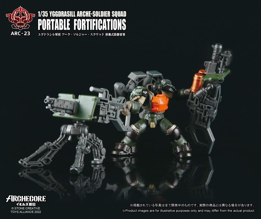 Toys Alliance Archecore ARC-23 Yggdrasill Arche-Soldier Squad Portable Fortifications Set - View 6