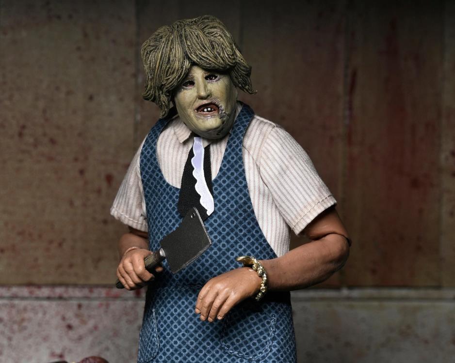 NECA The Texas Chainsaw Massacre Leatherface with Old Lady Mask 8-Inch Clothed Action Figure - View 9