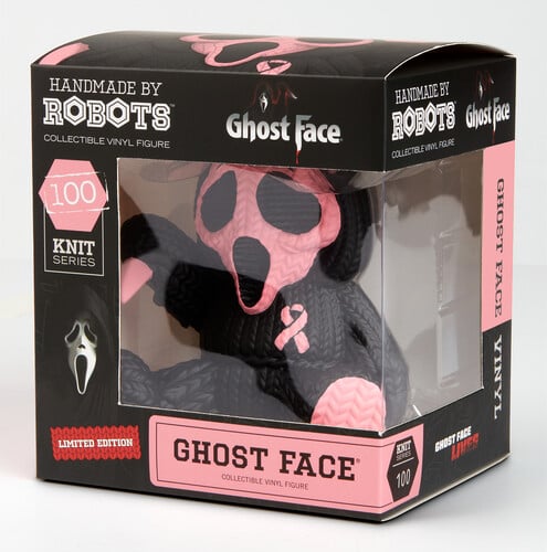 Alliance Entertainment Handmade by Robots #100 Ghost Face (Limited Edition Pink) 5-Inch Vinyl Figure - View 7