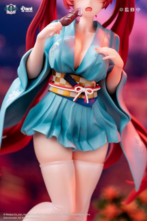 AniMester Azur Lane: Slow Ahead! Honolulu (Yukata Ver.) 1/7 Scale 9-Inch Figure - View 9