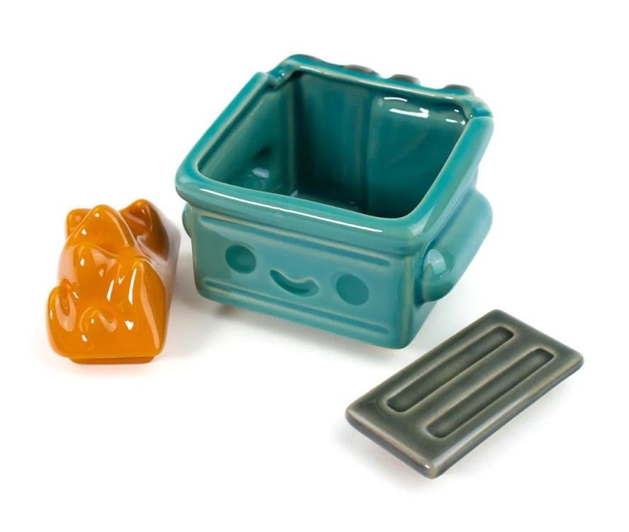 100% Soft Dumpster Fire Trash Stash 3.5-Inch Ceramic Figure - View 3