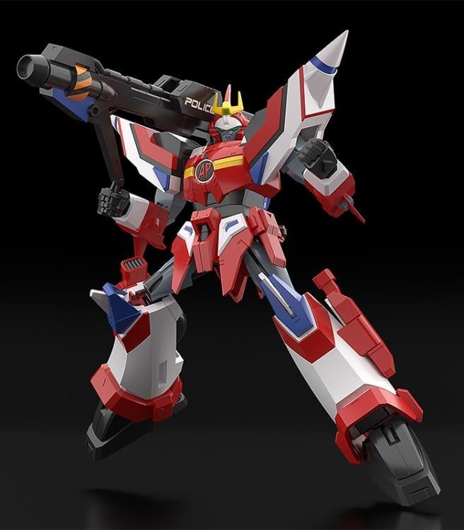 Good Smile Armored Police Metal Jack Moderoid Hyper Red Jack Armor Model Kit (6.3 Inches) - View 3