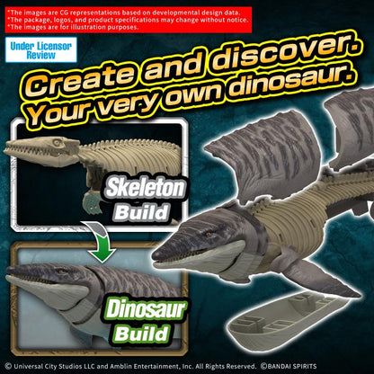 Bandai Jurassic World Rebirth Plannosaurus Mosasaurus Plastic Model Kit - View 5