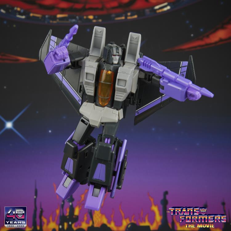 Hasbro The Transformers: The Movie Studio Series 86 Voyager Class Skywarp Plastic Action Figure - View 8