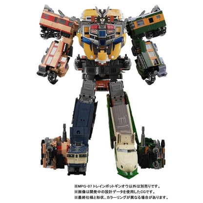 Takara Tomy Transformers Masterpiece G MPG-07 Trainbot Ginou Plastic Collectible Figure - View 11