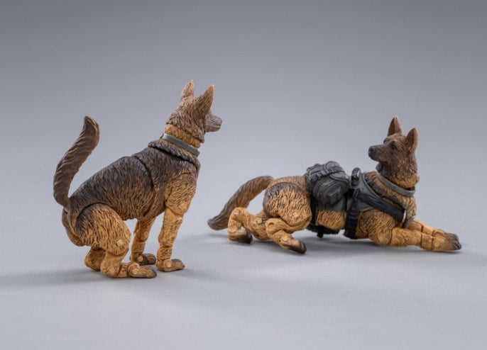JoyToy Military Dog 1/18 Scale Plastic Animal Figure - View 7
