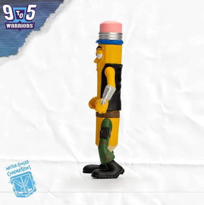 9 to 5 Warriors Lieutenant Lead 4.5-Inch Plastic Action Figure - View 5