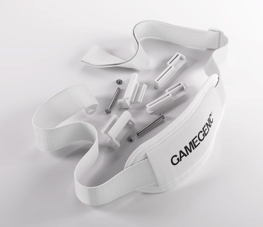 Gamegenic Game Castle (Pink/White/Teal) Storage Box for Board Games - View 18