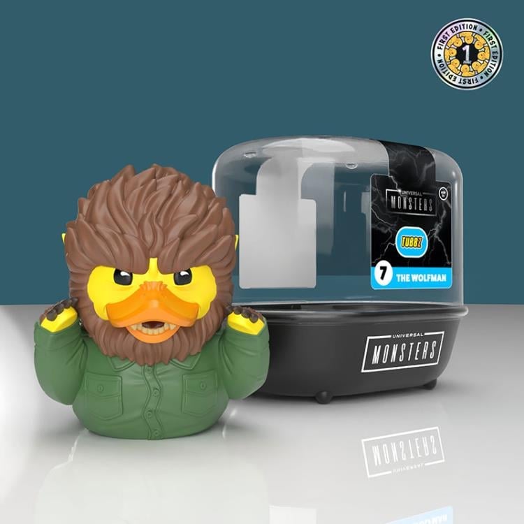 Numskull Universal Monsters Tubbz The Wolfman Cosplaying Duck (First Edition) 3.5-Inch - View 3