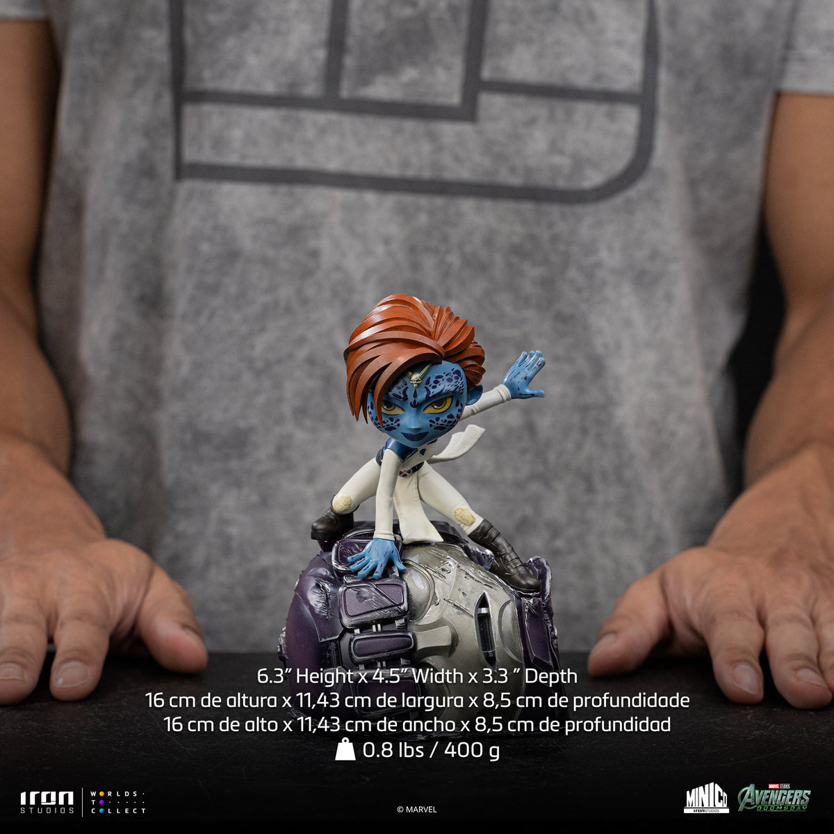 Iron Studios Avengers: Doomsday MiniCo Mystique PVC Figure - View 8