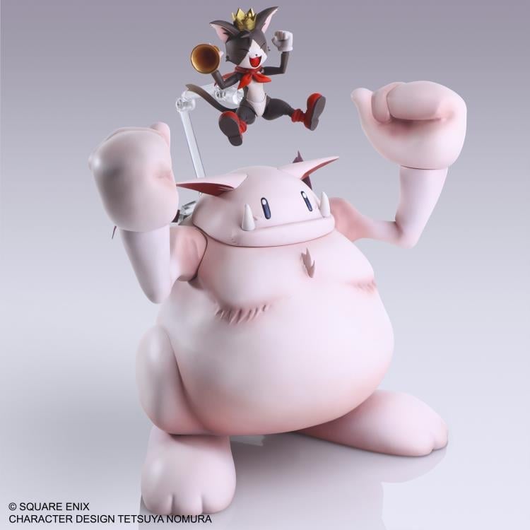 Square Enix Final Fantasy VII Bring Arts Cait Sith with Fat Moogle Two-Pack Figure Set - View 6